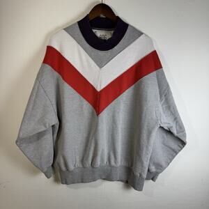 BDG Women's Multicolor Chevron Geometric Knit Pullover Sweater Size S